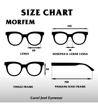 MORFEM | Original Carel Jeni Eyewear Include Lensa